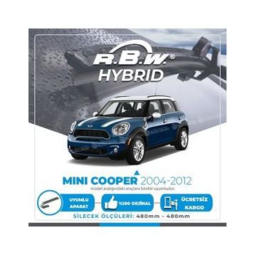 RBW Mini Cooper 2004-2012 Ön Hybrid Silecek Takımı