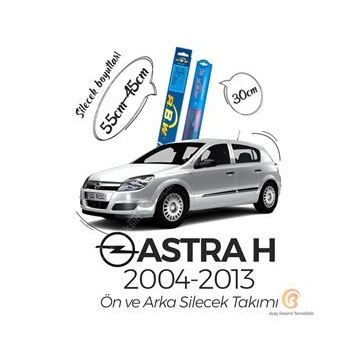 RBW Opel Astra H 2004-2013 Ön ve Arka Silecek Seti