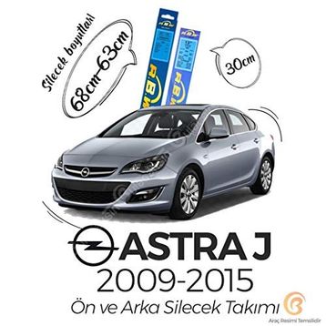 RBW Opel Astra J 2009-2015 Uyumlu Ön ve Arka Silecek Seti