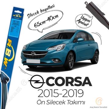 RBW Opel Corsa E 2014-2019 Muz Silecek Takımı