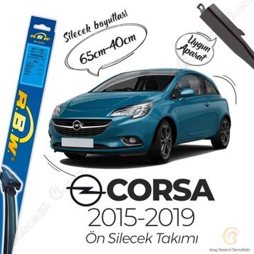 RBW Opel Corsa E 2014-2019 Muz Silecek Takımı