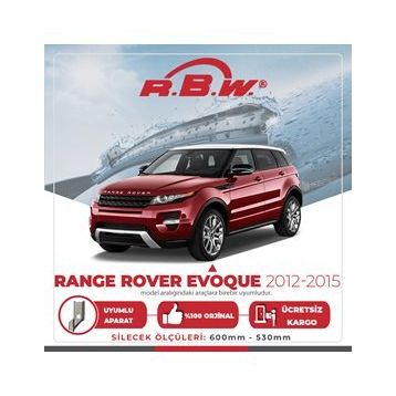 RBW Range Rover Evoque 2012-2015 Muz Silecek Takımı
