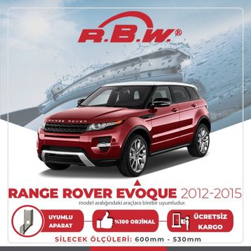 RBW Range Rover Evoque 2012-2015 Muz Silecek Takımı
