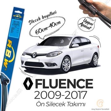 RBW Renault Fluence 2010-2018 Ön Muz Silecek Takımı