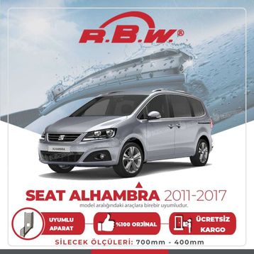 RBW Seat Alhambra 2011-2017 Muz Silecek Takımı