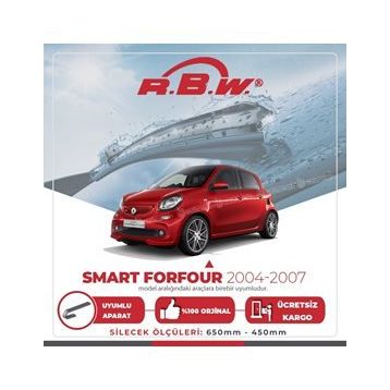 RBW Smart Forfour 2004-2007 Muz Silecek Takımı