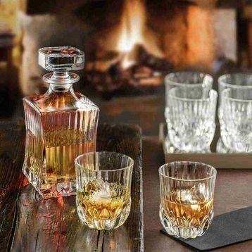RCR Adagio 750 ml Şeffaf Viski Şişesi