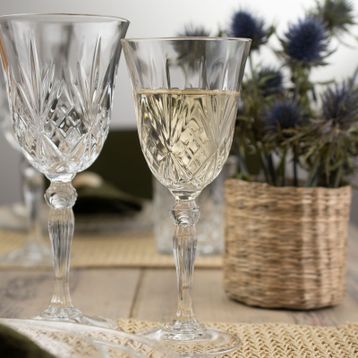 RCR Melodia Kristal 6'lı 270 ml Büyük Kadeh