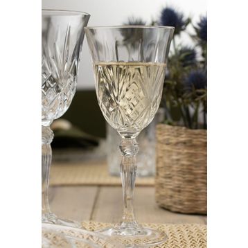 RCR Melodia Kristal 6'lı 270 ml Büyük Kadeh