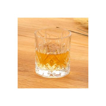 RCR Melodia Yüksek Kalite Cam 6'lı 80 ml Kahve Yanı Bardak Seti
