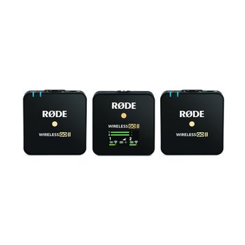 RØDE Wireless GO II Çift Kanallı Kayıt Edicili Telsiz Mikrofon Sistemi