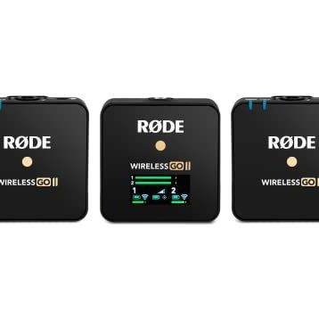 RØDE Wireless GO II Çift Kanallı Kayıt Edicili Telsiz Mikrofon Sistemi