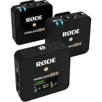 RØDE Wireless GO II Çift Kanallı Kayıt Edicili Telsiz Mikrofon Sistemi