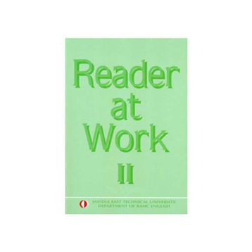 Reader At Work II Odtü Yayıncılık