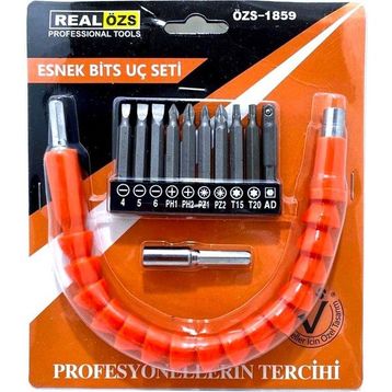 Real Özs Flexible Esnek Bits Uç Seti 12 Parça