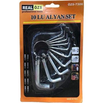 Real Özs ÖZS-7306 10 Parça Alyan Set