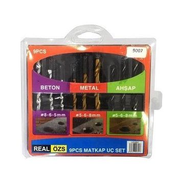 Real Özs ÖZS-9007 9 Parça Matkap Ucu Seti