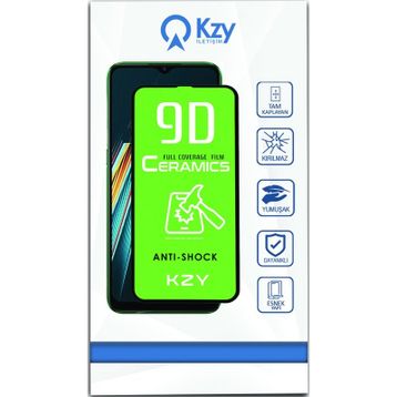 Realme 5i ile Uyumlu Tam Kaplayan Seramik Nano Esnek Ekran Koruyucu