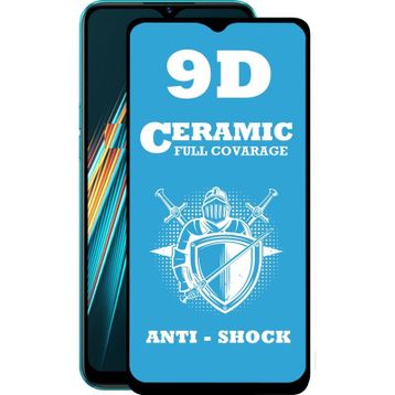 Realme 5i ile Uyumlu Tam Kaplayan Seramik Nano Esnek Ekran Koruyucu
