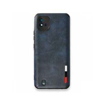 Realme C11 2021 Loop Deri Silikon Lacivert Kılıf