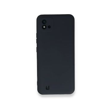 Realme C11 2021 Nano İçi Kadife Silikon Lacivert Kılıf