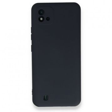 Realme C11 2021 Nano İçi Kadife Silikon Lacivert Kılıf