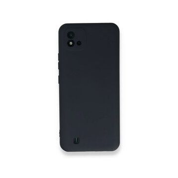 Realme C11 2021 Nano İçi Kadife Silikon Lacivert Kılıf