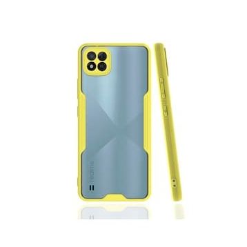 Realme C11 2021 Platin Silikon Sarı Kılıf