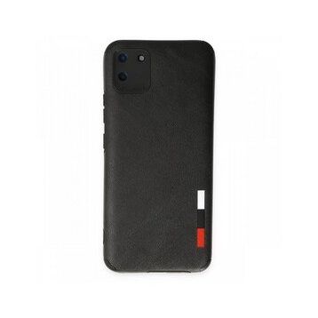 Realme C11 Loop Deri Silikon Siyah Kılıf
