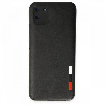 Realme C11 Loop Deri Silikon Siyah Kılıf