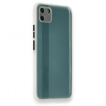Realme C11 Miami Şeffaf Silikon Şeffaf Kılıf