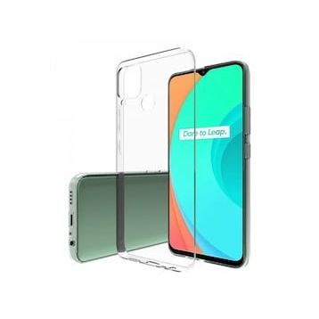 Realme C15 Şeffaf Silikon Lüx Kılıf