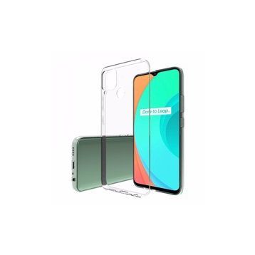 Realme C15 Şeffaf Silikon Lüx Kılıf