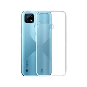 Realme C21 Deluxe 2 Şeffaf Silikon Şeffaf Kılıf