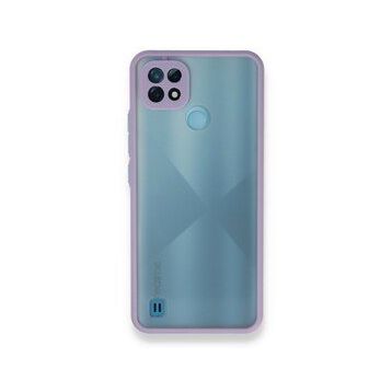 Realme C21 Montreal Silikon Kapak Mor Kılıf
