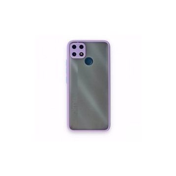 Realme C25 Montreal Silikon Kapak Mor Kılıf