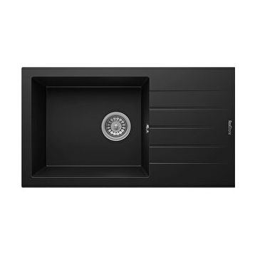 RealStone P010 Assos 76 Xl Siyah Granit 76X43.5 cm Mutfak Eviyesi