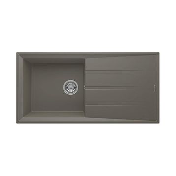 RealStone P012 Efes 100 Gri 100x50 Granit Eviye