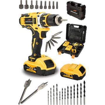 Rebellisch Germany 398VF 40 Ah Extreme Quality Series Darbeli Metal Şanzıman Çift Akülü Vidalama 27 Parça Matkap