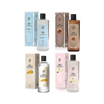 Rebul 270 ml 4'lü Set Ice + dark Spice + mandarine + jasmine Kolonya