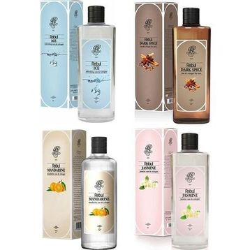 Rebul 270 ml 4'lü Set Ice + dark Spice + mandarine + jasmine Kolonya