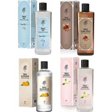 Rebul 270 ml 4'lü Set Ice + dark Spice + mandarine + jasmine Kolonya