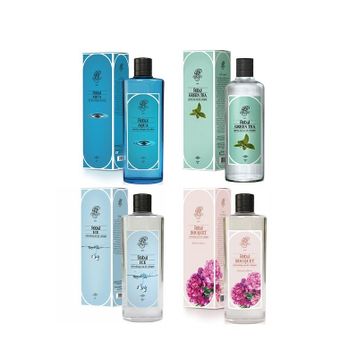 Rebul 4x100 ml Bouquet + Aqua + Green Tea + Ice Kolonya