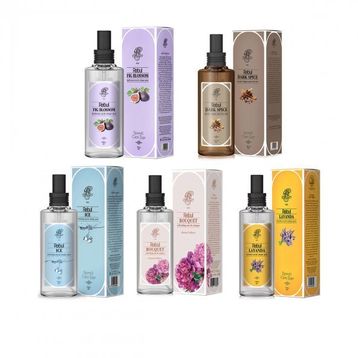 Rebul 5x100 ml Bouquet+Dark Spice+Fig Blossom+İce+Lavanta Sprey Kolonya