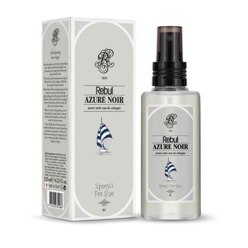 Rebul Azure Noir 125 ml Spreyli Pet Şişe Kolonya