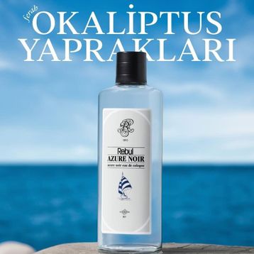 Rebul Azure Noir EDC 125 ml Pet Şişe Kolonya