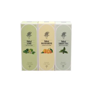 Rebul Lime,Mandalina ,Green Tea Kolonya 3'lü Set 100 ml
