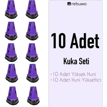 Rebuwo 10 Adet Modüler Kuka Seti