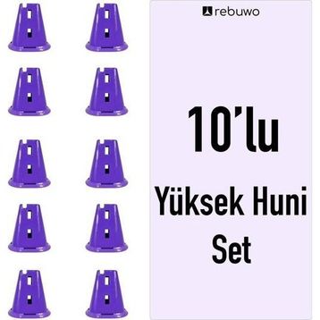 Rebuwo 10 Adet Yüksek Antrenman Huni Seti