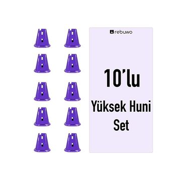 Rebuwo 10 Adet Yüksek Antrenman Huni Seti